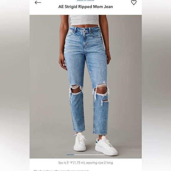 American Eagle Outfitters Denim - NWT American Eagle Outfitters Distressed Mom Jeans